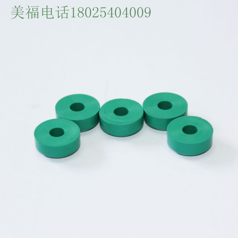 绿色氟胶垫圈加工定制氟橡胶垫片